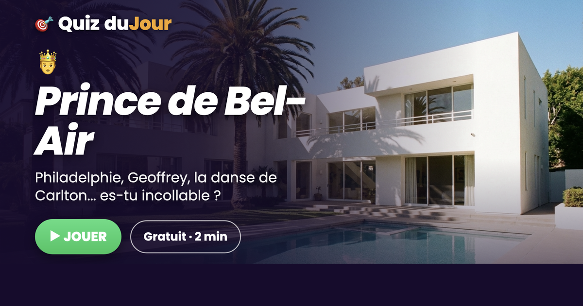Quiz Le Prince de Bel-Air : es-tu incollable sur la sitcom la plus culte des années 90 ?