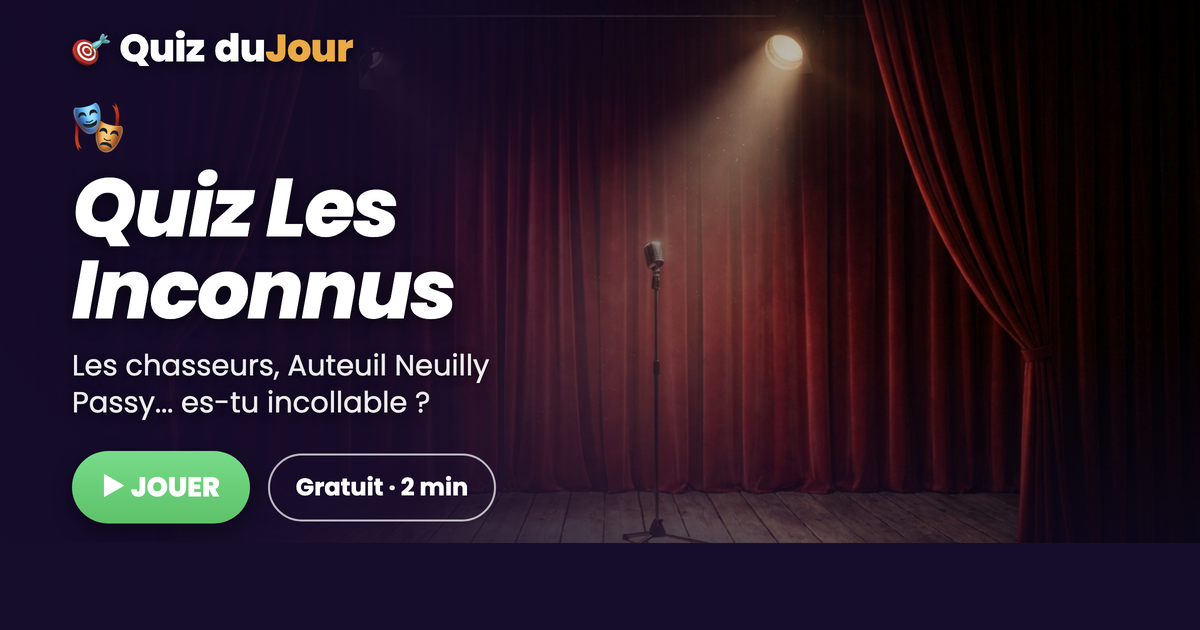 Quiz Les Inconnus : es-tu incollable sur le trio comique le plus culte de la télé française ?