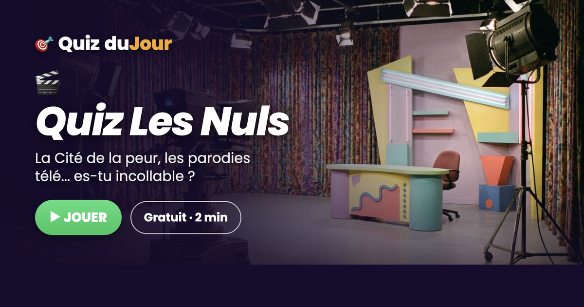 Quiz Les Nuls : es-tu incollable sur la bande d'humoristes qui a révolutionné Canal+ ?